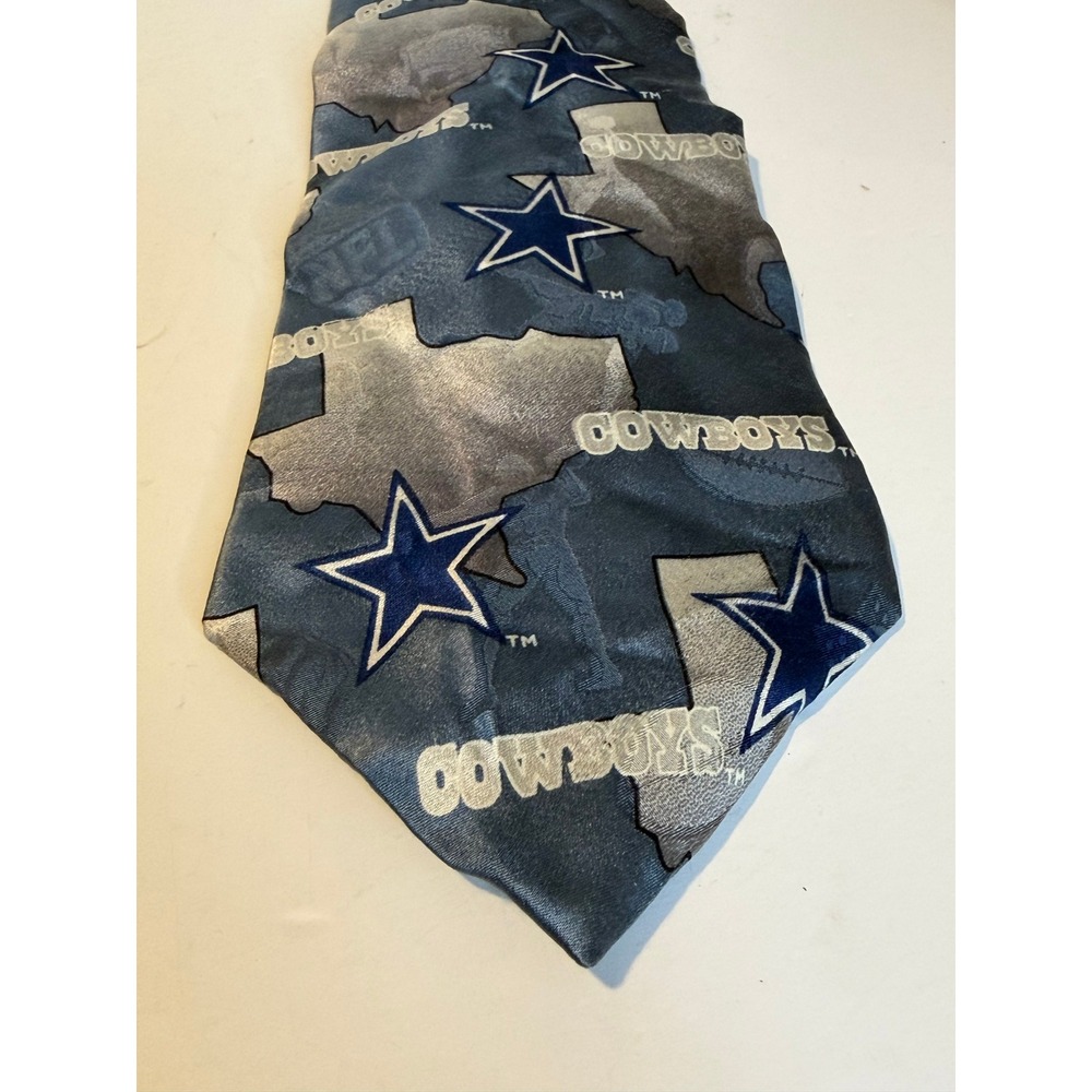 New item (JVintage 1990s Dallas Cowboys Team NFL 100 Silk Tie Made in USA